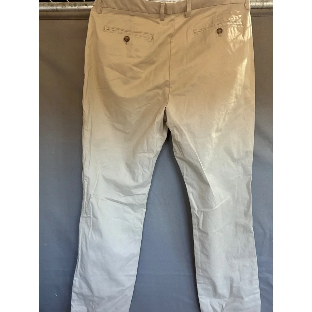Old Navy Mens Ultimate Straight Built-In Flex Khaki Chino Pants Tan 36x32